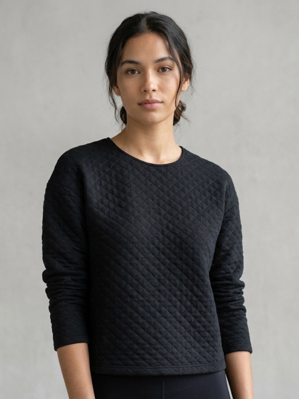 Banana Republic Quilted Textured Top – Size XS | Minimalist Luxe Elevated Basics